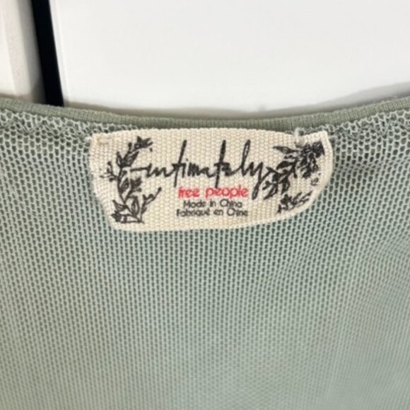 Intimately Free People She's So Sleek Thong Bodysuit Green - Picture 3 of 5